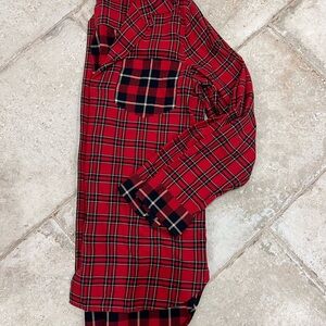 Madewell Red Plaid Flannel Shirt – Classic Fit S